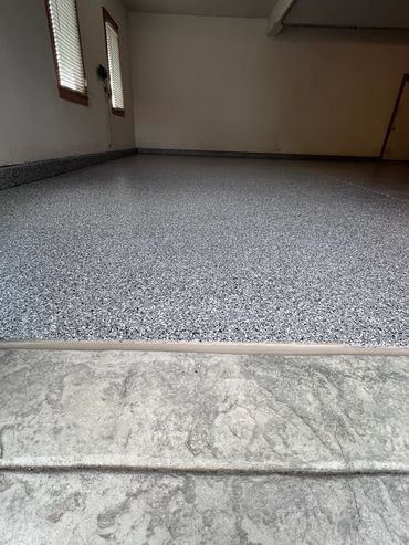 Polyaspartic Flake Garage Coating