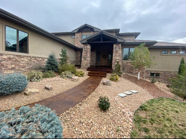 Concrete Stain and Seal on Patio