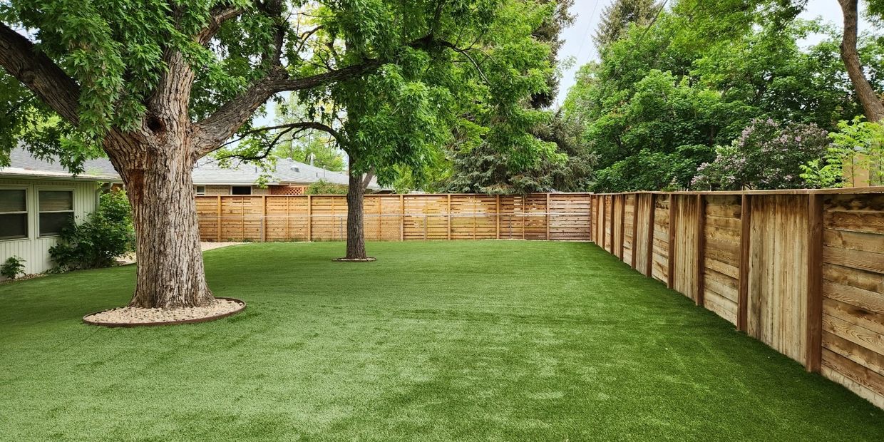 Seamless turf installation with a 15 year warranty