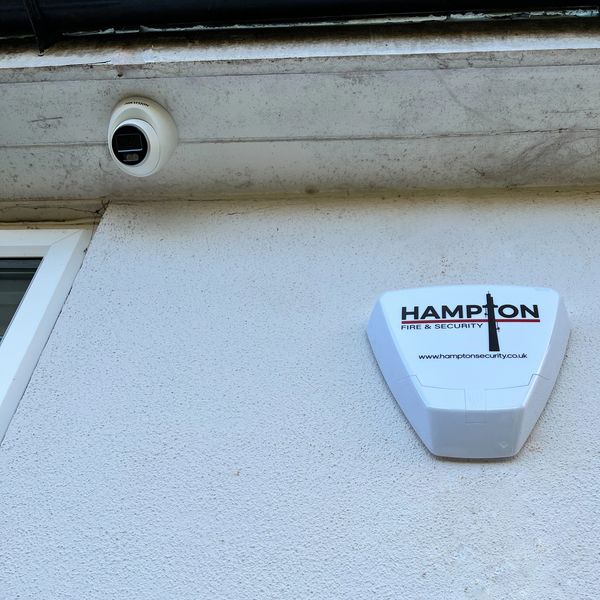 Hampton Alarm Sounder & CCTV camera