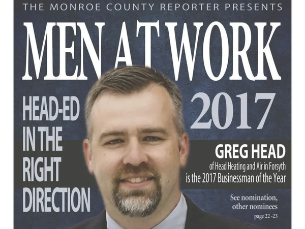 Businessman Greg Head featured as 2017's Businessman of the Year.