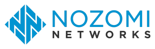 Logo of Nozomi Networks with a blue geometric symbol and text.
