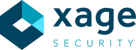 Logo of Xage Security with a geometric icon and blue text.