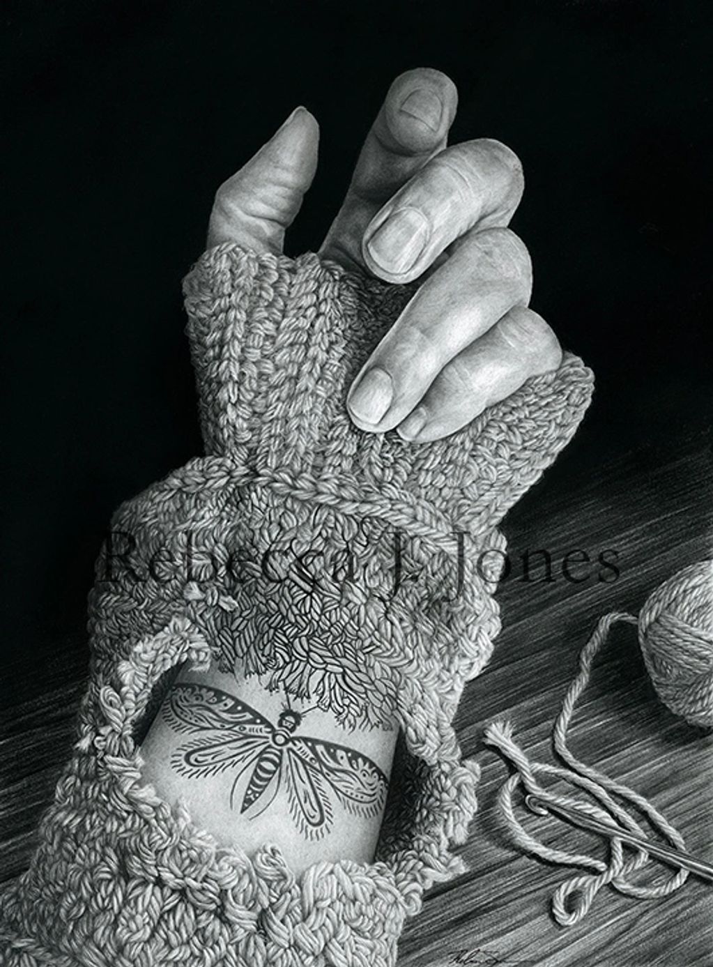 "(W)hole"
Graphite and Pastel