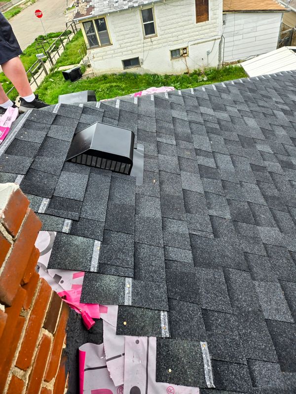 A brand new vent on a new roof!