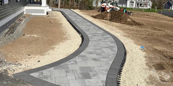 Nice paver walkway