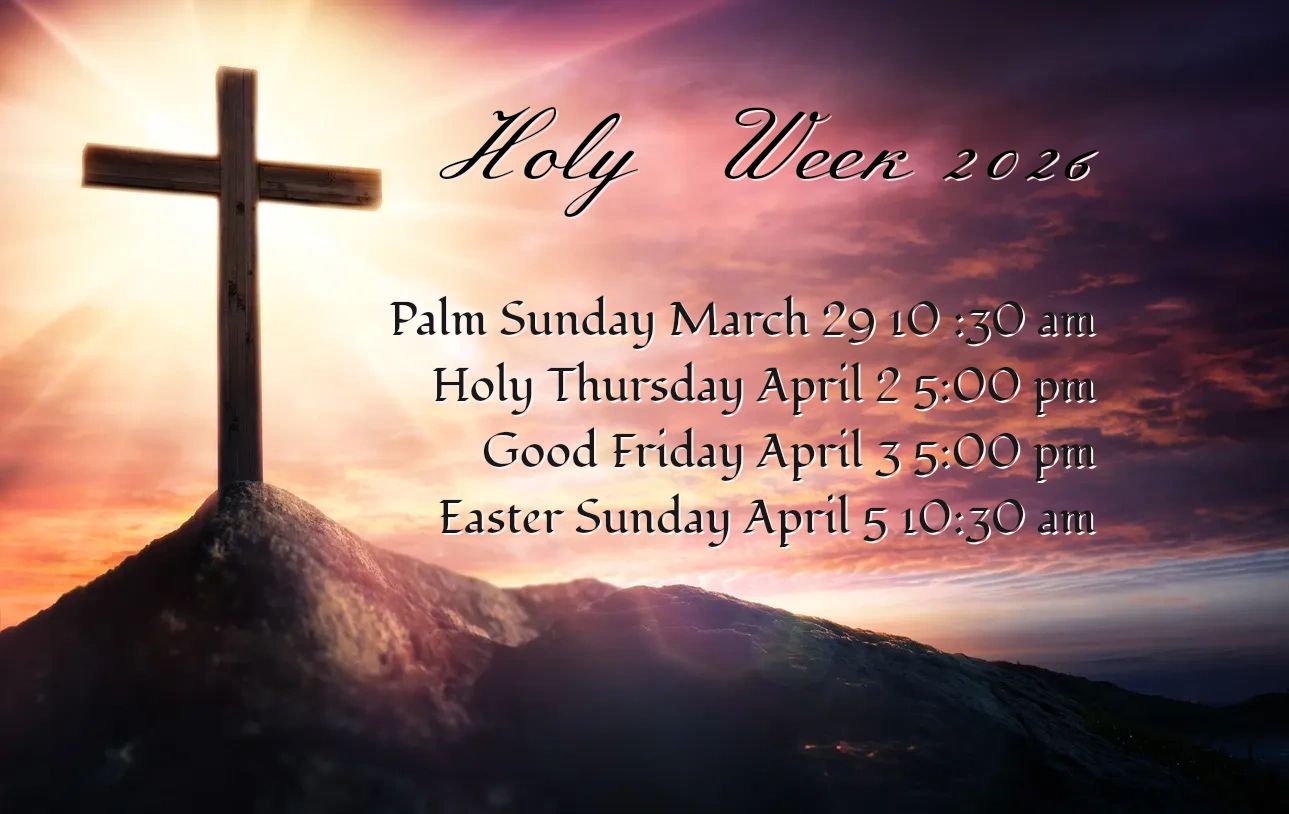 Holy Week services