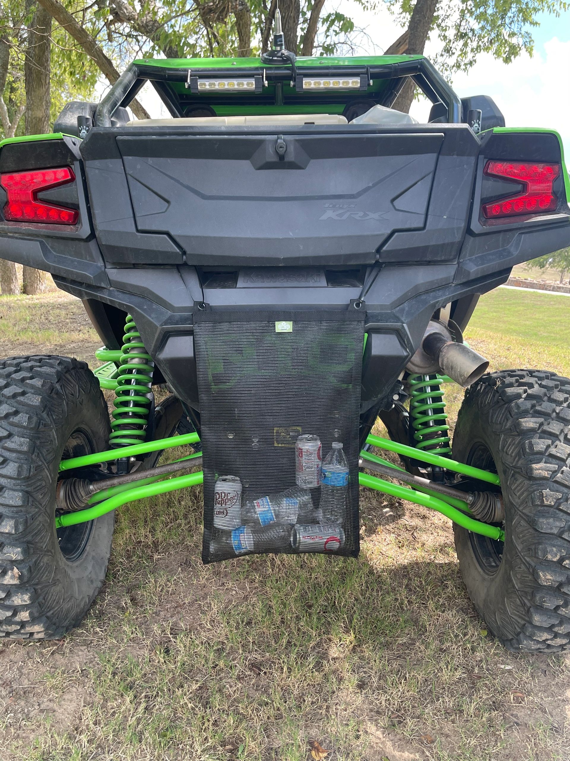 Our UTV Trash bag solves a problem every machine faces.