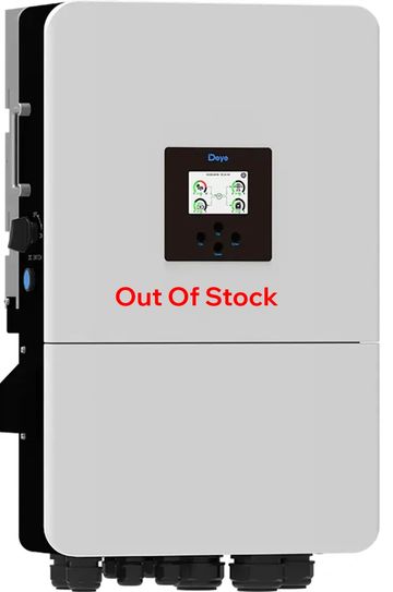 Electric inverter with digital display on gray casing.