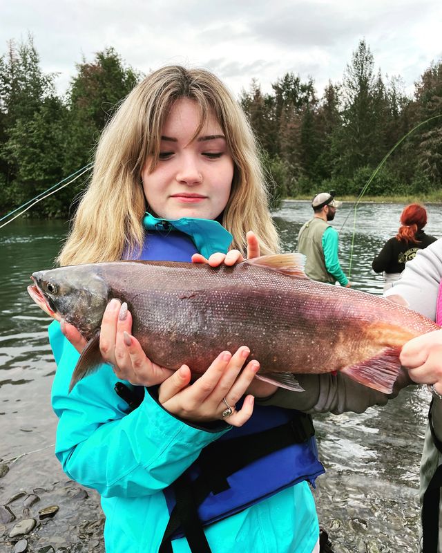 Kids, Family, Fishing, Children, Women Fishing, 
