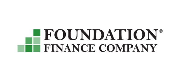 Foundation Finance Company logo with green squares and black text.