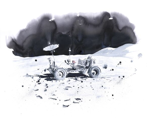 'Red Bible' - Apollo 15 Lunar Rover