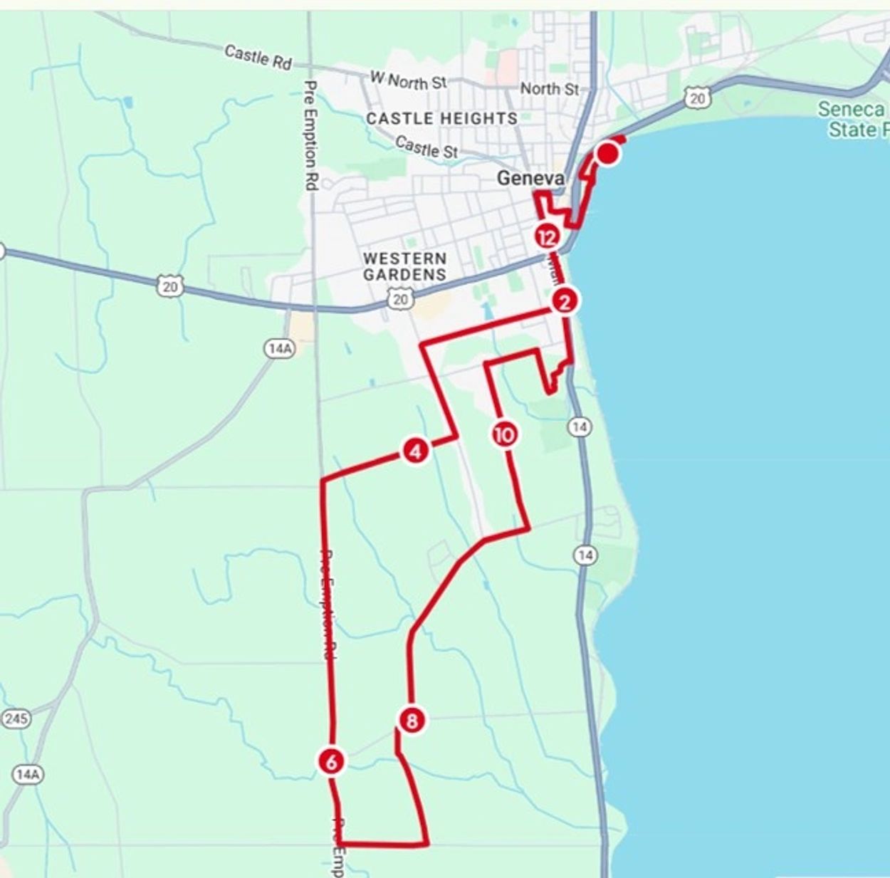 New 2025 Course Map - USATF Certification In Process
