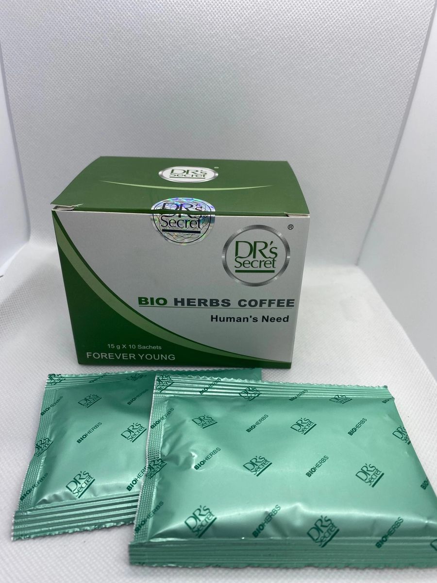 5 Boxes of DR's Secret BIO HERBS COFFEE 6 sachets a box
