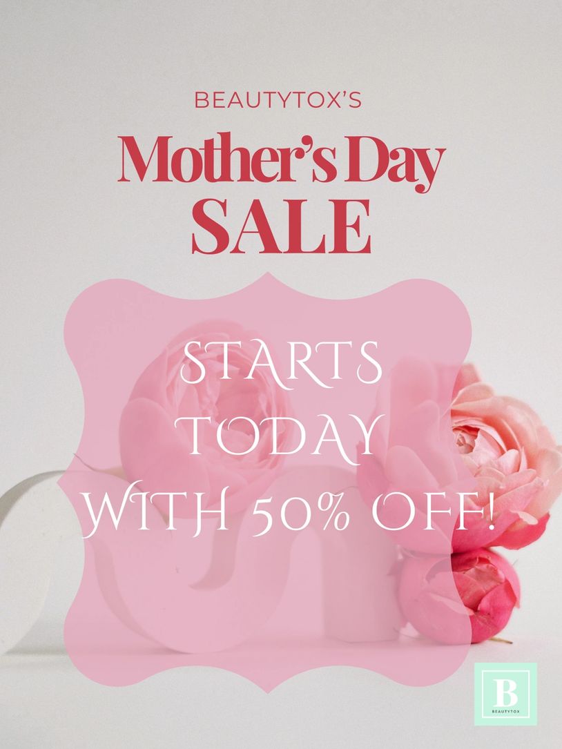 Beautytox Mother's Day sale with 50% off starts today.