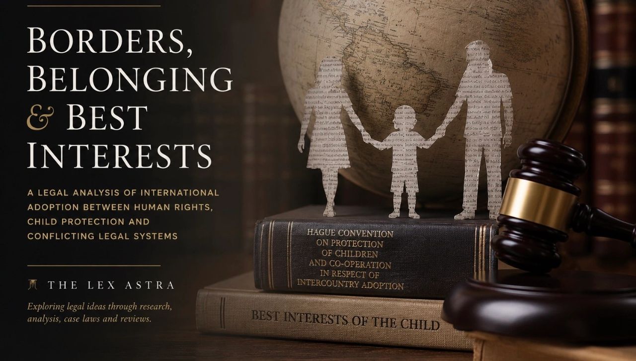 Inter-Country Adoption: Through the Indian Legal Lens