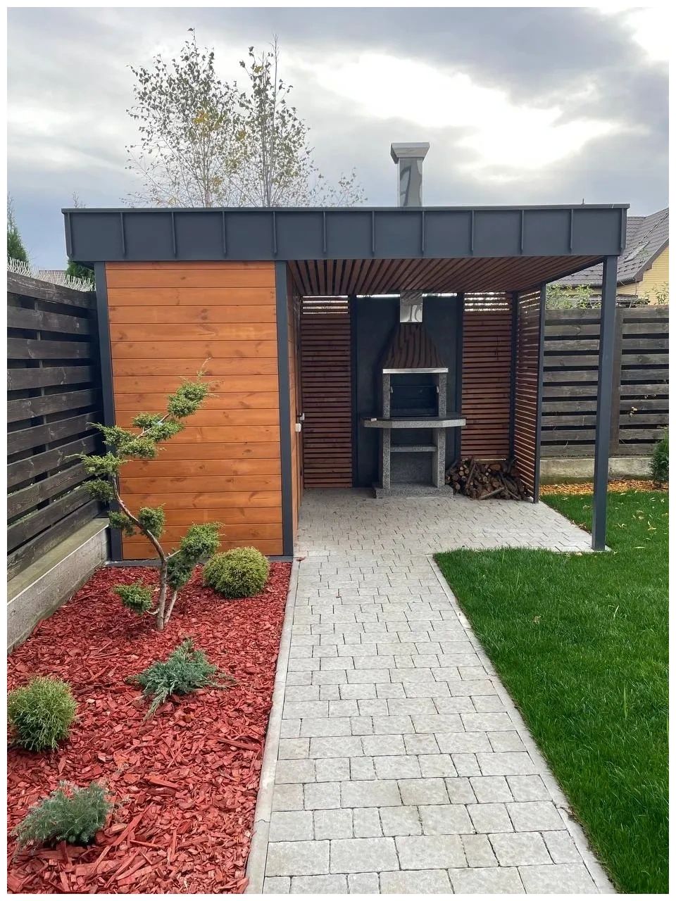 Мангальна зона з господарським блоком, Карпортс груп, Carports Group 