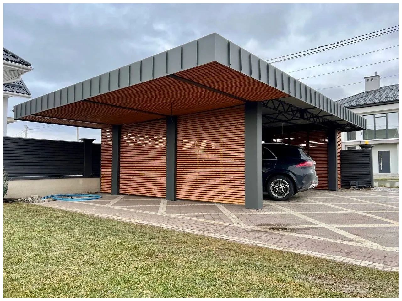 Навіс для авто,  автонавіс, піднавіс, Львів, Карпортс груп, Carports Group