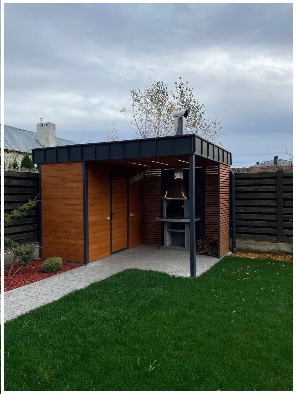 Мангальна зона з господарським блоком, Карпортс груп, Carports Group