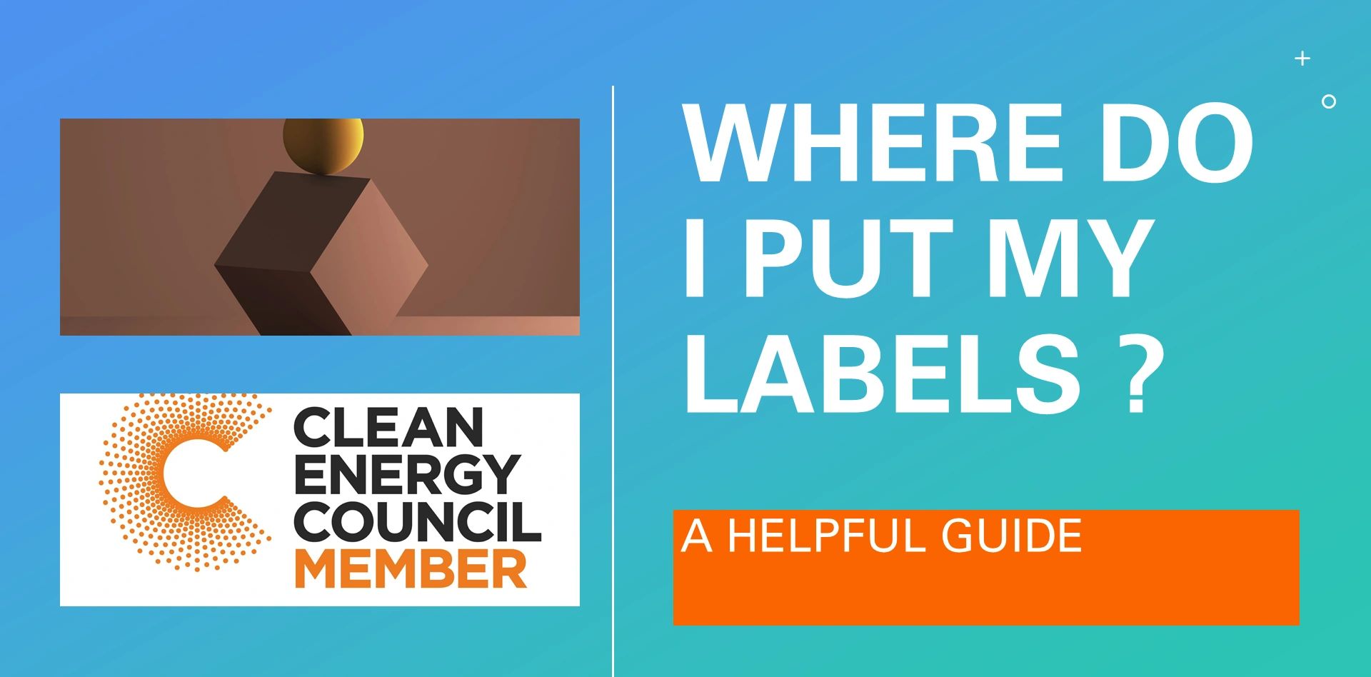 Where do I put my labels?