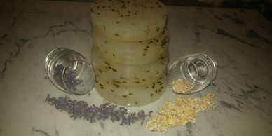 LavO cleansing bars available in disc and massage bars variety. 