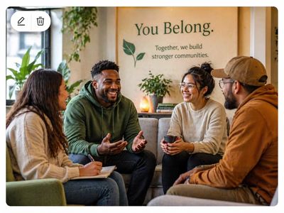 Group of people smiling!
