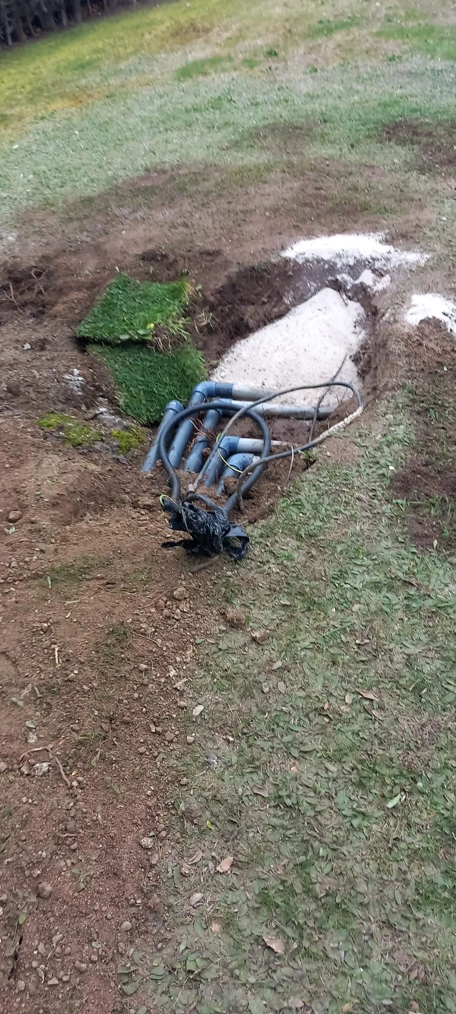 Instalación depuradora elevada en El Escorial