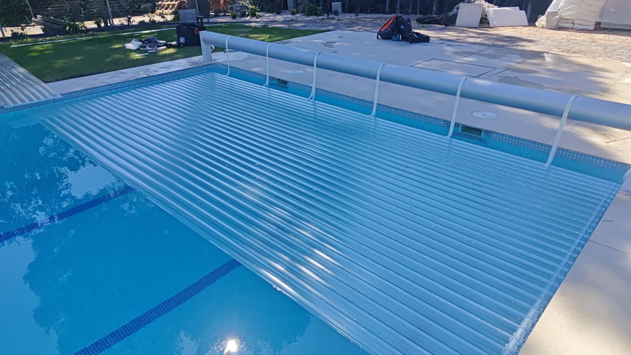 Cobertor de policarbonato transparente en Boadilla del monte
