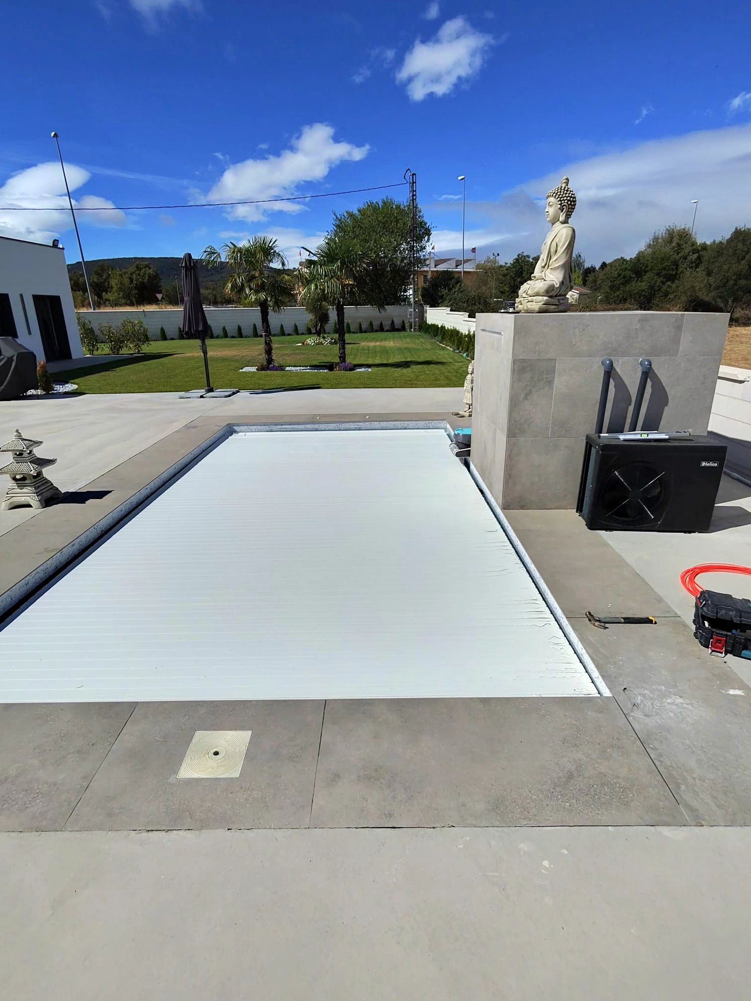 Instalación de cobertor de PVC en Moralzarzal
