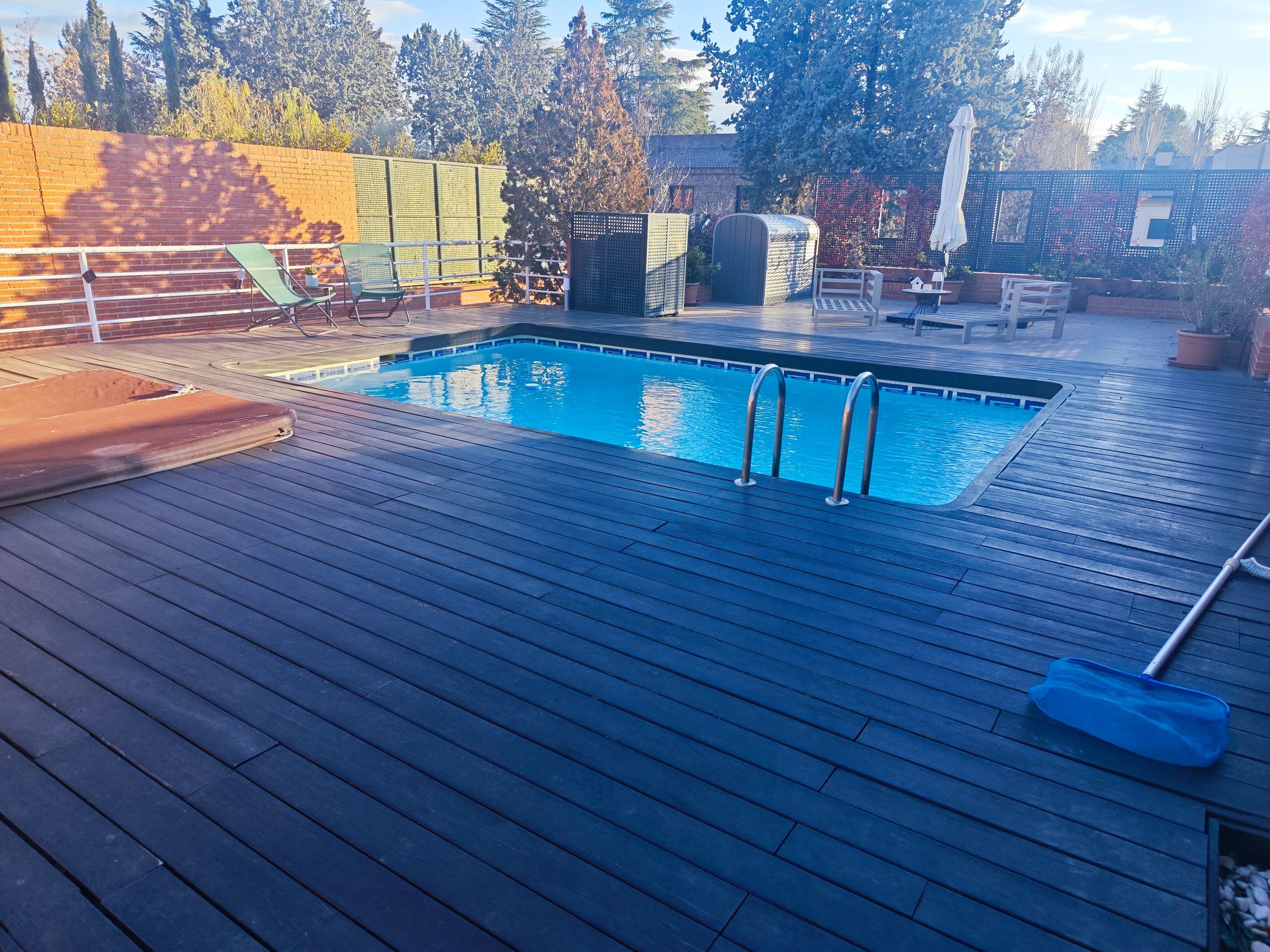 Construcción de piscina en Madrid