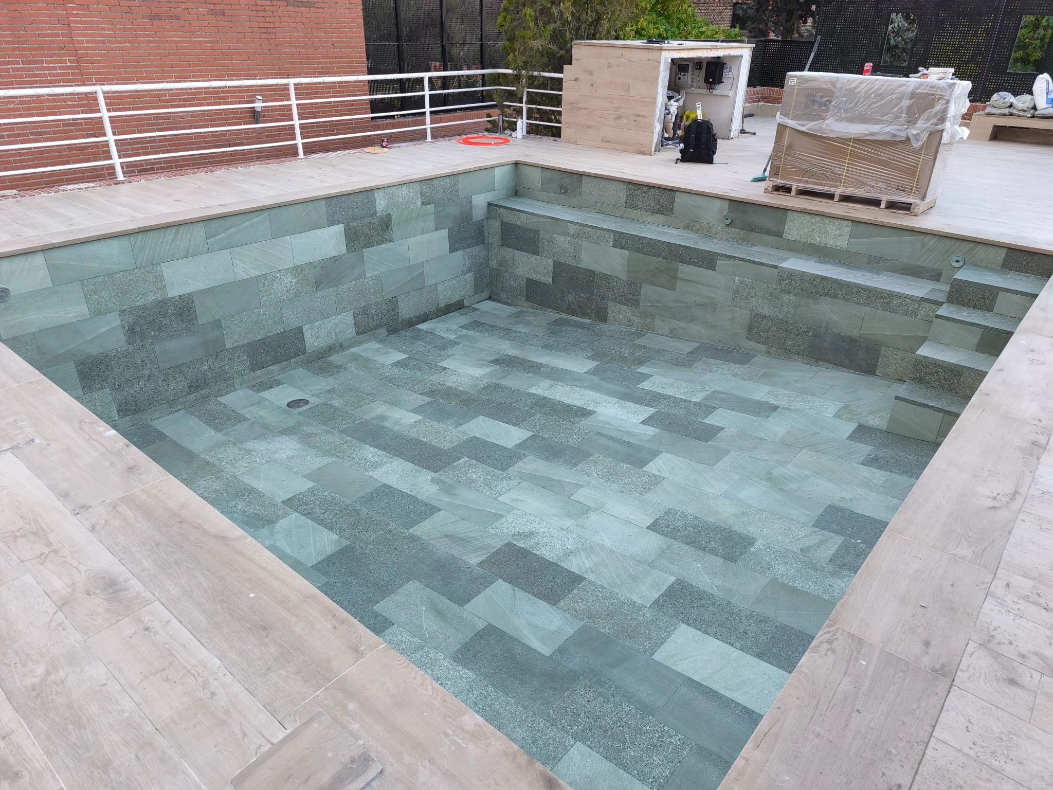 Construcción de piscina en Madrid