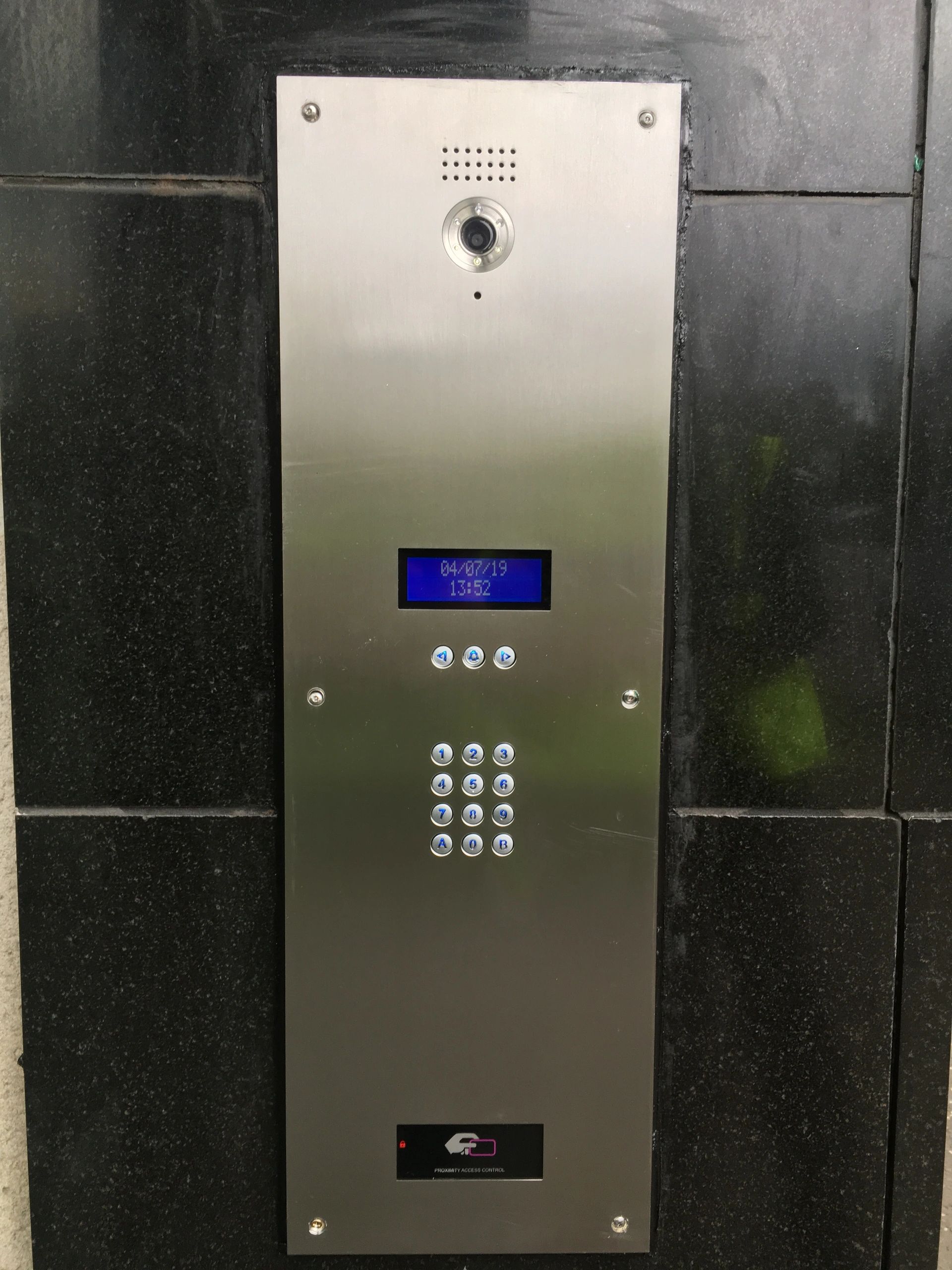 Security upgrade apartment block