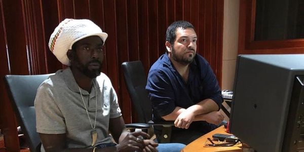 Buju Banton and Oscar Moncada producing music