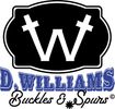 D.Williams Buckles and Spurs sponsorship logo custom gear