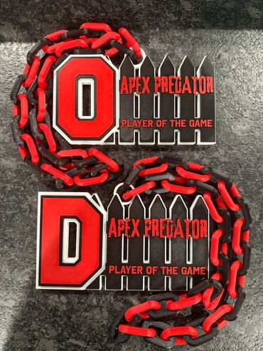 Offensive and Defensive Player of the Game Chains