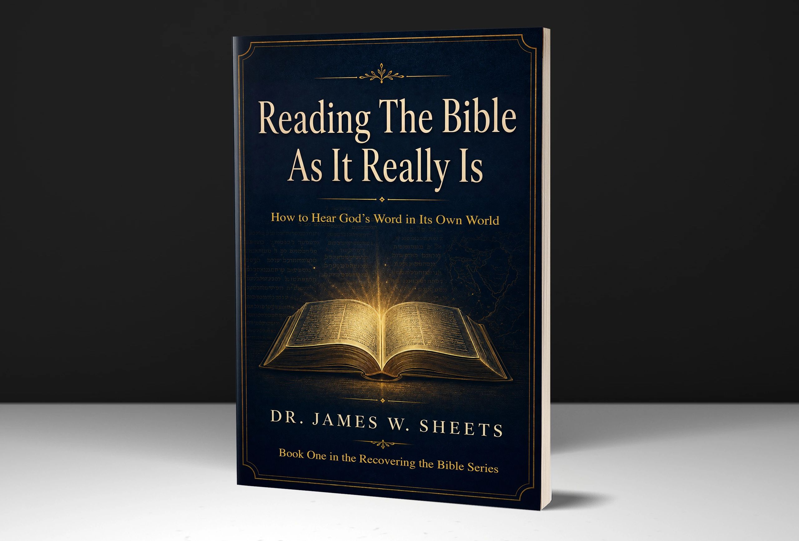 Image of Dr. James' book "Reading The Bible 