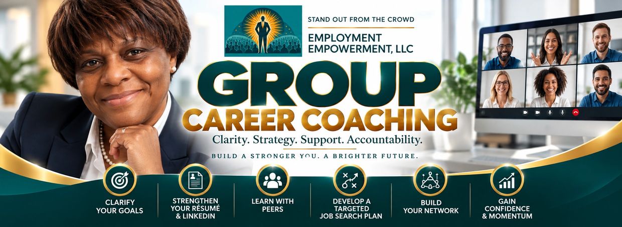 Group career coaching by Employment Empowerment, LLC.