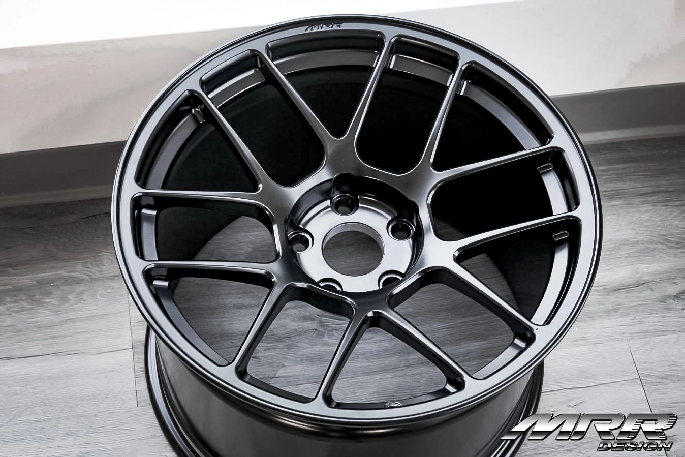 MRR forged wheel fr43 in semi black finish