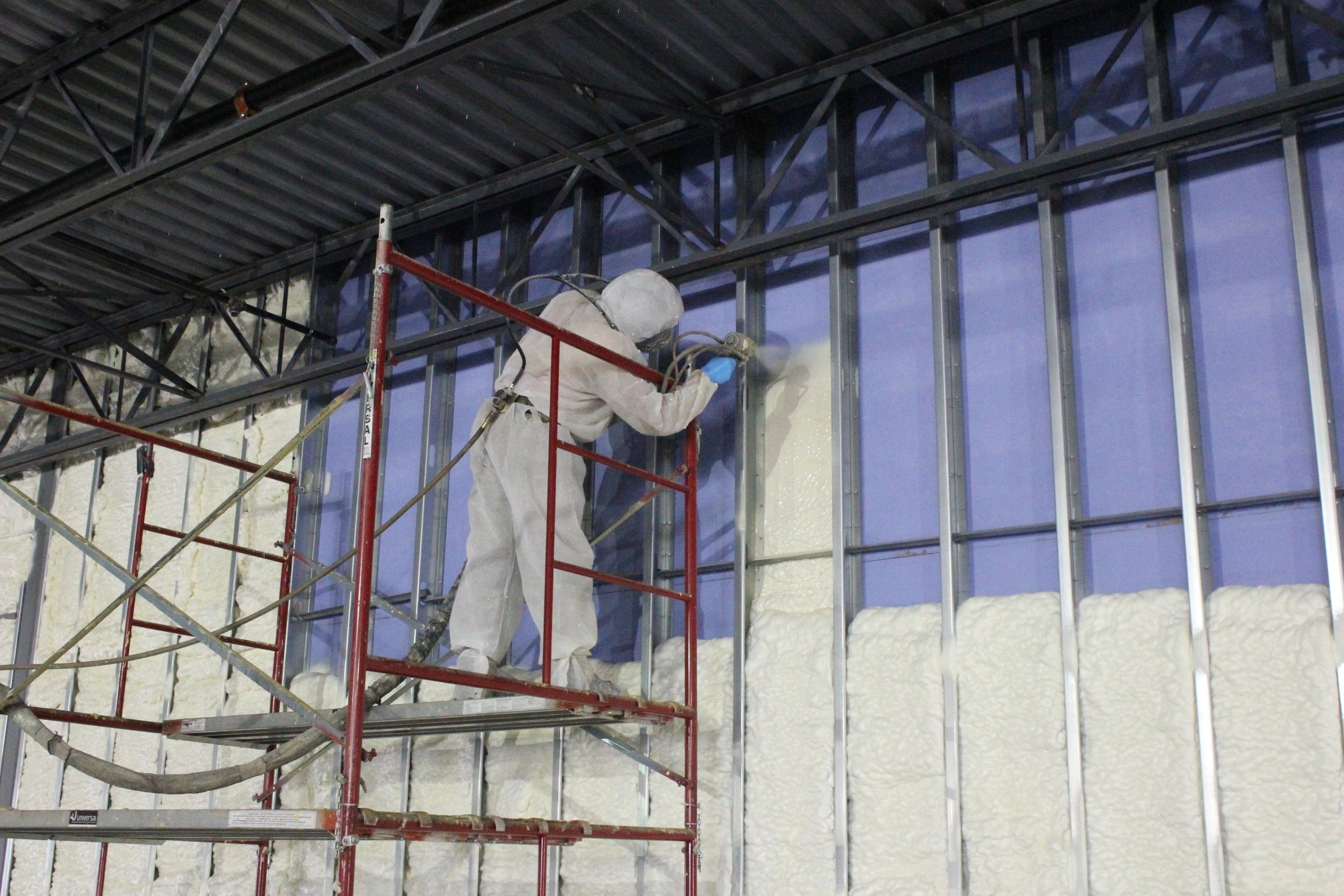 Using Spray Foam to Create Air Barriers on Exterior Walls