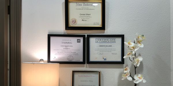 Christe is highly trained and certified practitioner.