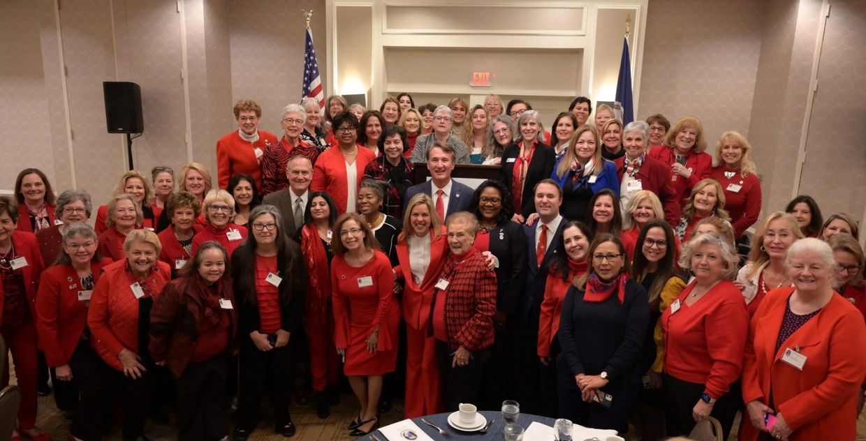 VFRW's Legislative Day 2024. Members all over Virginia joined us in Richmond for our annual Legislat