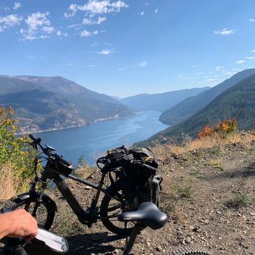 Bike trail Mountain view 