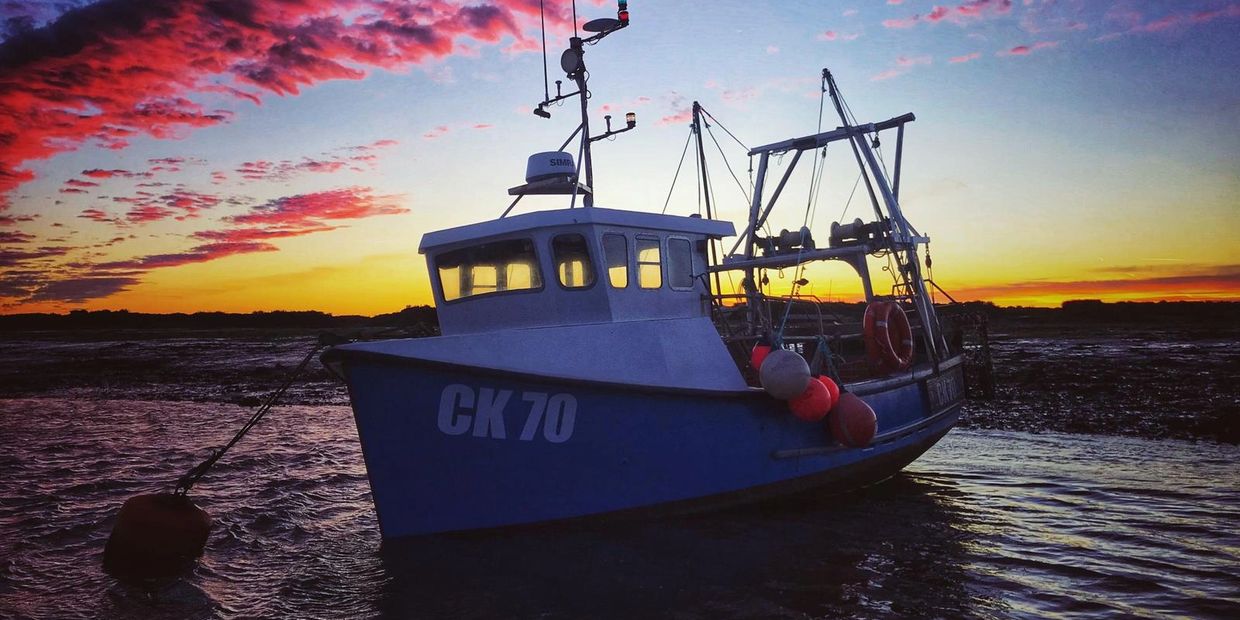 Boat At Sunset
