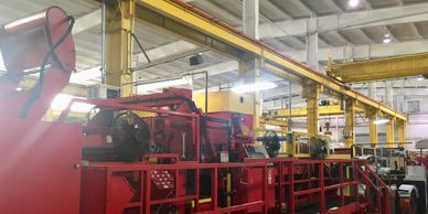 Red bud Industries Steel Coil Processing Equipment line at Ponce Metals Inc