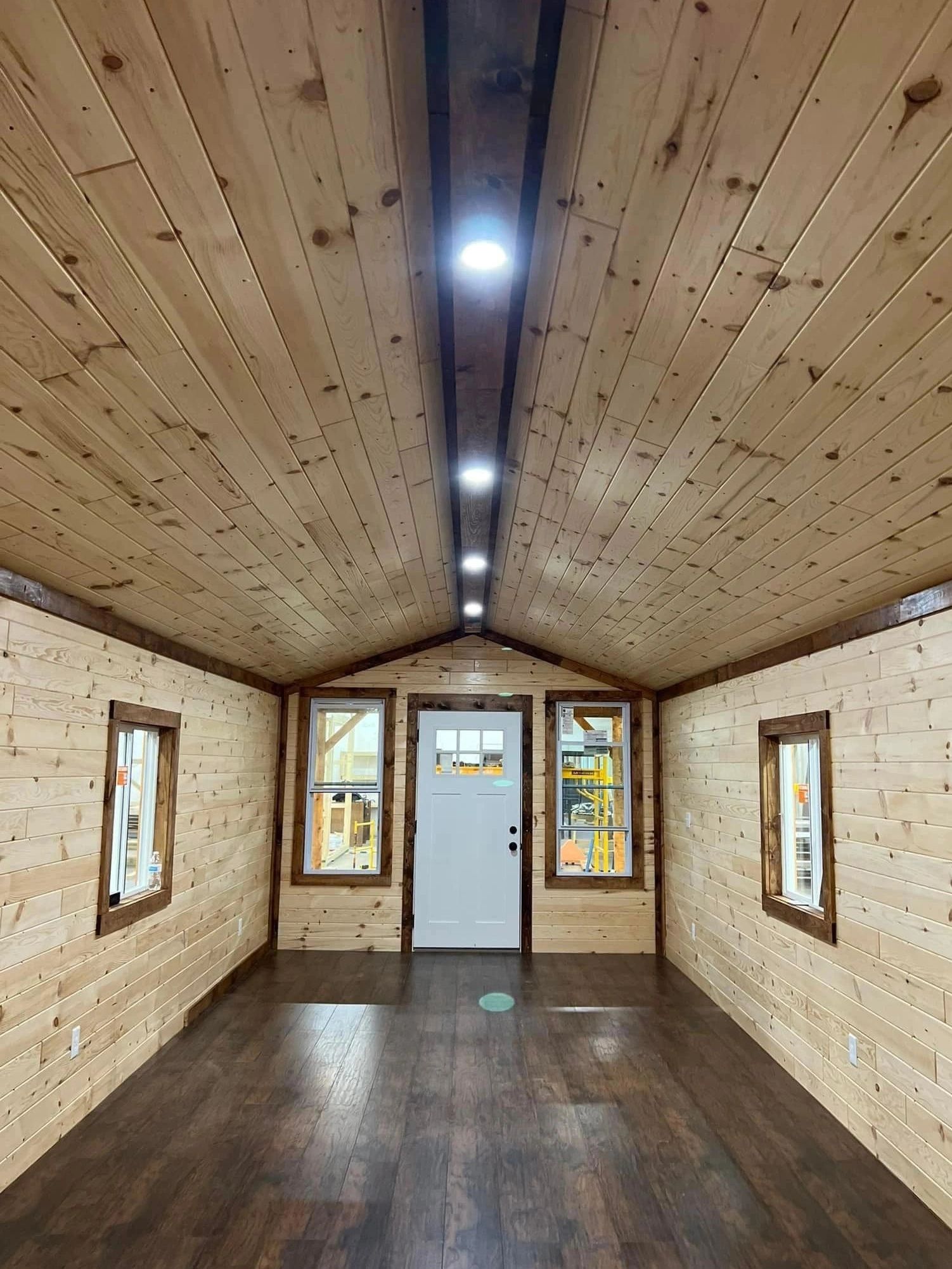 Beautiful Interior Trim Option for 12x40 Mini Cabin