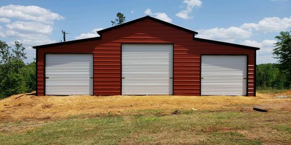 Metal Barn
custom metal barn
three bay barn
three bay building
barn
