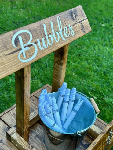 wedding bubbles