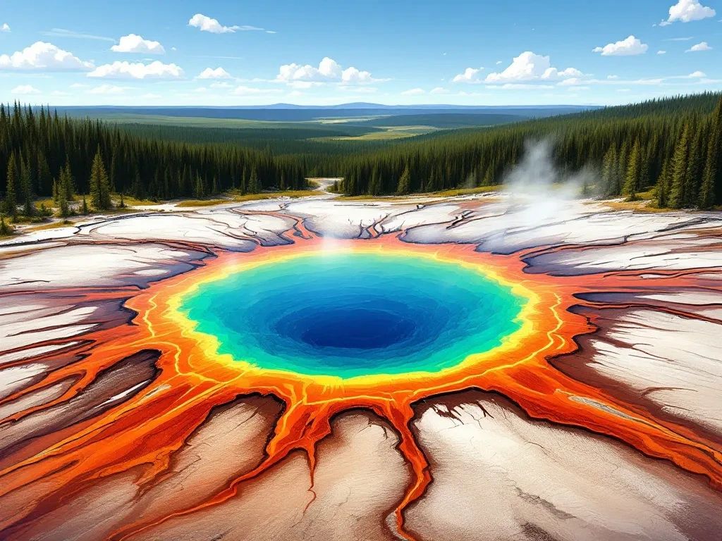 Grand Prismatic Spring Yellowstone — Bing Mountain private guided tours