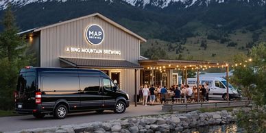 Brewery tour in Bozeman MT on an hourly charter with Bing