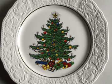Dickens Embossed Christmas by Cuthbertson china
